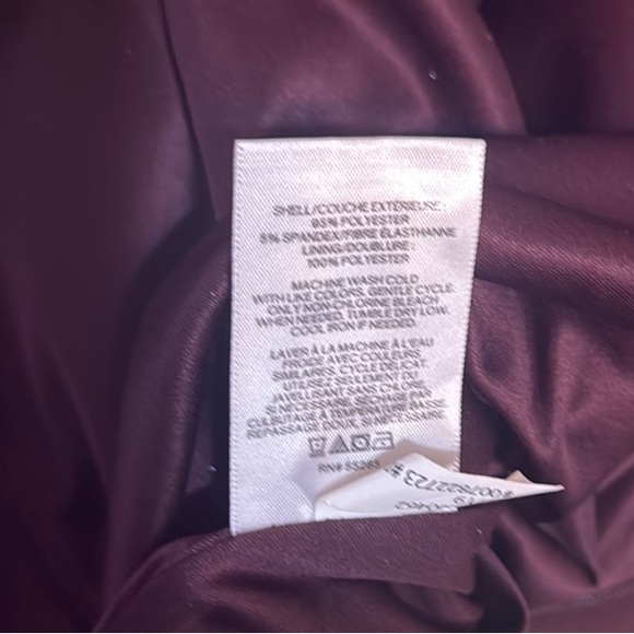 Express Burgundy Spaghetti Strap Slip Mini Dress - Picture 7 of 13